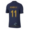 Officiële Voetbalshirt Frankrijk Ousmane Dembele 11 Thuis WK 2022 - Heren